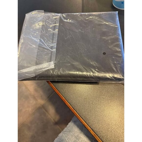 60" Black Round Amussent Tablecloth  Perfect For Dining Room & Events - Picture 3 of 3